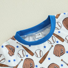 Load image into Gallery viewer, Toddler Baby Boy Baseball Outfit