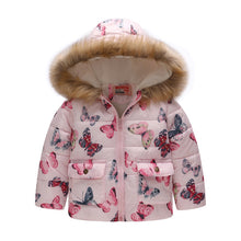 Load image into Gallery viewer, Fur Hooded Thickened Jacket - Little JQube