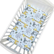 Load image into Gallery viewer, Baby Pattern Print Crib Sheet - Little JQube