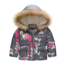 Load image into Gallery viewer, Fur Hooded Thickened Jacket - Little JQube