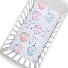 Load image into Gallery viewer, Baby Pattern Print Crib Sheet - Little JQube