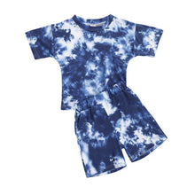 Load image into Gallery viewer, 2PCS TIE-DYE SHORT-SLEEVED Clothing Set - Little JQube