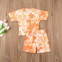 Load image into Gallery viewer, 2PCS TIE-DYE SHORT-SLEEVED Clothing Set - Little JQube