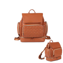 Load image into Gallery viewer, Leather Diaper Backpack Bag - Little JQube