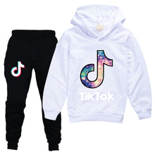 Load image into Gallery viewer, Tik Tok Kids Sweatshirt Casual Pants Set - Little JQube