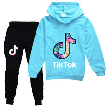 Load image into Gallery viewer, Tik Tok Kids Sweatshirt Casual Pants Set - Little JQube