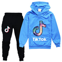 Load image into Gallery viewer, Tik Tok Kids Sweatshirt Casual Pants Set - Little JQube