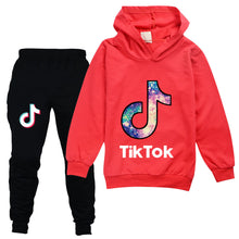 Load image into Gallery viewer, Tik Tok Kids Sweatshirt Casual Pants Set - Little JQube
