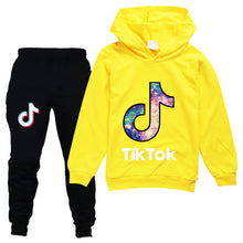 Load image into Gallery viewer, Tik Tok Kids Sweatshirt Casual Pants Set - Little JQube