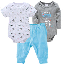 Load image into Gallery viewer, 3-Piece Onesie Outfit Set - Little JQube