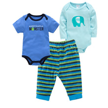 Load image into Gallery viewer, 3-Piece Onesie Outfit Set - Little JQube