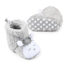 Load image into Gallery viewer, Coral Velvet Baby Winter Booties - Little JQube