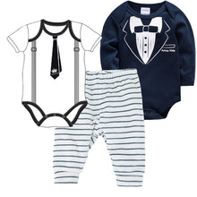 Load image into Gallery viewer, 3-Piece Onesie Outfit Set - Little JQube