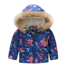 Load image into Gallery viewer, Fur Hooded Thickened Jacket - Little JQube