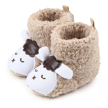Load image into Gallery viewer, Coral Velvet Baby Winter Booties - Little JQube