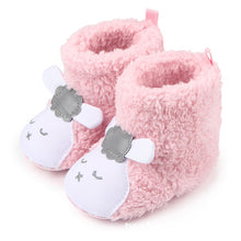 Load image into Gallery viewer, Coral Velvet Baby Winter Booties - Little JQube
