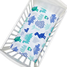 Load image into Gallery viewer, Baby Pattern Print Crib Sheet - Little JQube