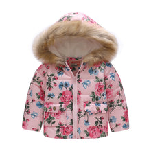 Load image into Gallery viewer, Fur Hooded Thickened Jacket - Little JQube