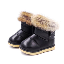 Load image into Gallery viewer, Girls Winter Warm Plush Boots - Little JQube