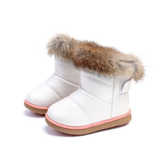 Load image into Gallery viewer, Girls Winter Warm Plush Boots - Little JQube