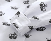 Load image into Gallery viewer, Crown Print Shirt - Little JQube