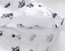 Load image into Gallery viewer, Crown Print Shirt - Little JQube