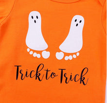 Load image into Gallery viewer, Halloween Flare Sleeve Onesie - Little JQube