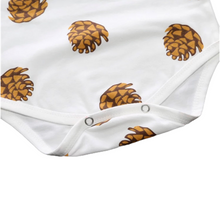 Load image into Gallery viewer, Pinecone Print Onesie - Little JQube