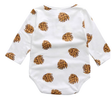 Load image into Gallery viewer, Pinecone Print Onesie - Little JQube