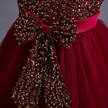 Load image into Gallery viewer, Short Sleeve Sequence Design Dress - Little JQube