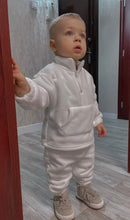 Load image into Gallery viewer, Two Piece Fleece High Neck Tracksuit - Little JQube