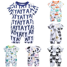 Load image into Gallery viewer, Baby Boy Animal Print Romper
