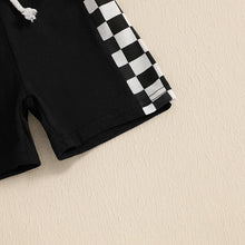 Load image into Gallery viewer, Toddler Boys Checkerboard Outfit Set
