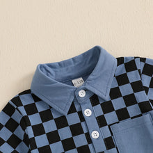 Load image into Gallery viewer, Toddler Boys Checkerboard Outfit Set
