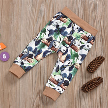 Load image into Gallery viewer, 2 PCS Panda Print Outfit Set - Little JQube
