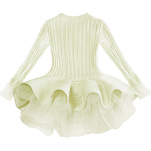 Load image into Gallery viewer, Peplum Knitted Tutu Dress - Little JQube
