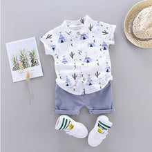 Load image into Gallery viewer, Cactus Print Shirt and Short Set - Little JQube
