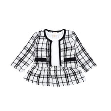 Load image into Gallery viewer, Girl fashion Plaid Outfit - Little JQube
