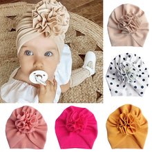 Load image into Gallery viewer, ELASTIC FLOWER BABY GIRL HEADWRAP - Little JQube
