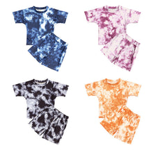 Load image into Gallery viewer, 2PCS TIE-DYE SHORT-SLEEVED Clothing Set - Little JQube
