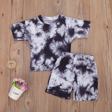 Load image into Gallery viewer, 2PCS TIE-DYE SHORT-SLEEVED Clothing Set - Little JQube
