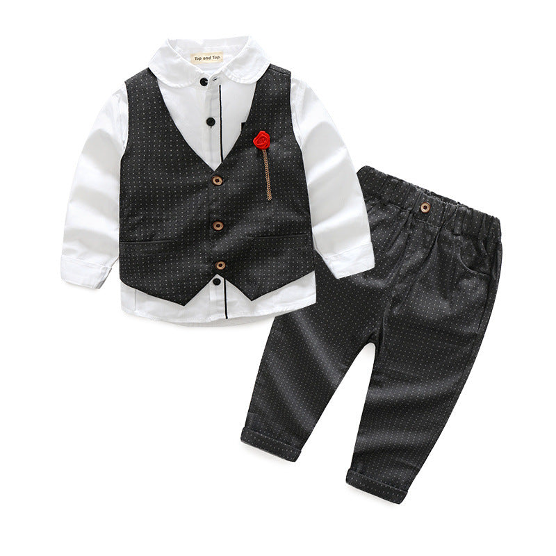 Fitted luxury Tuxedo - Little JQube