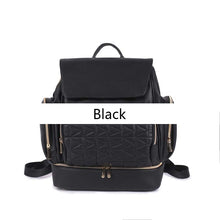 Load image into Gallery viewer, Leather Diaper Backpack Bag - Little JQube
