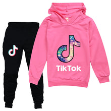 Load image into Gallery viewer, Tik Tok Kids Sweatshirt Casual Pants Set - Little JQube
