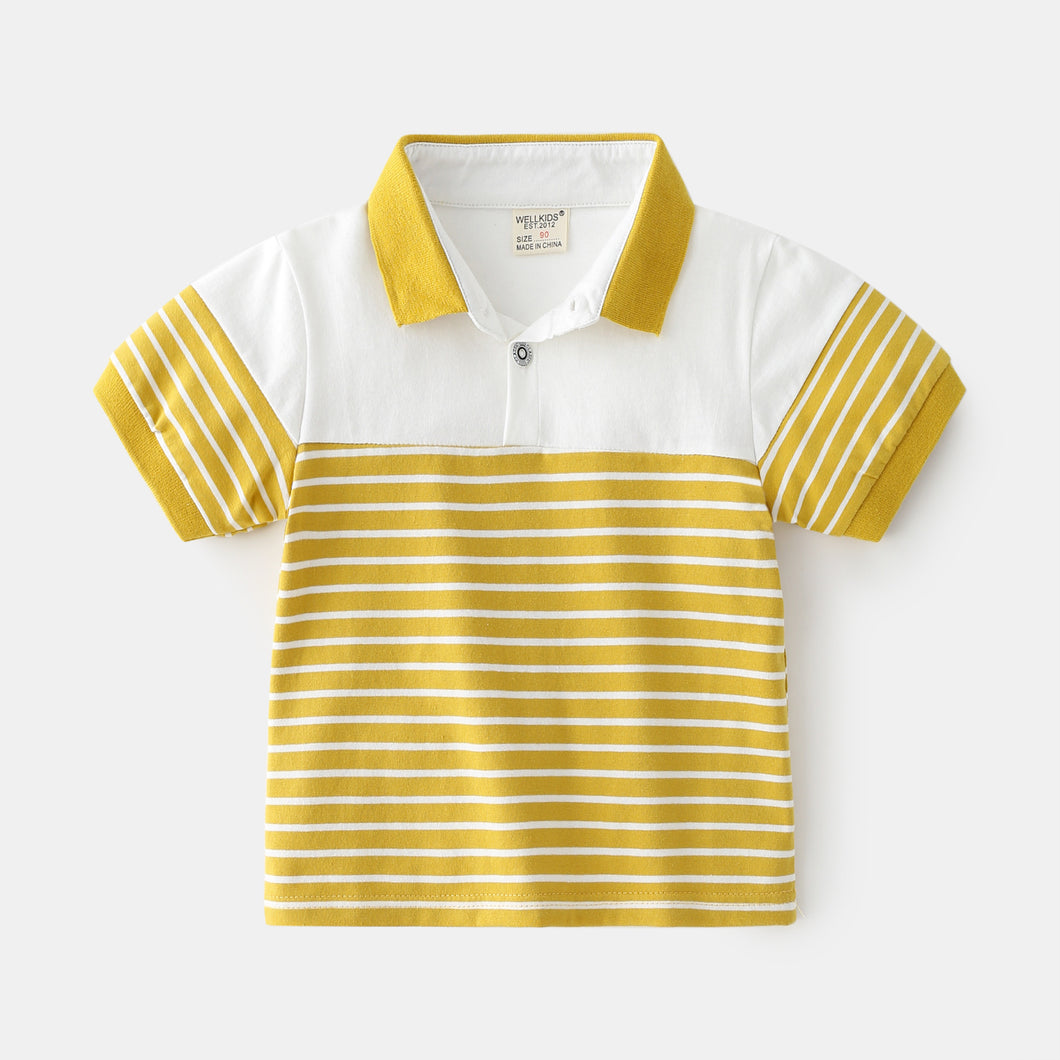 Striped Casual T-Shirt - Little JQube