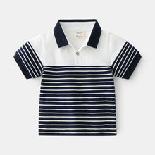 Load image into Gallery viewer, Striped Casual T-Shirt - Little JQube
