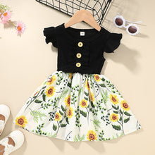 Load image into Gallery viewer, Girls Floral Print Dress - Little JQube
