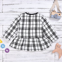 Load image into Gallery viewer, Girl fashion Plaid Outfit - Little JQube
