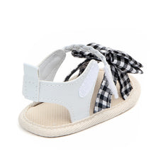 Load image into Gallery viewer, Baby Girl Bowknot Plaid Sandals - Little JQube
