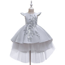 Load image into Gallery viewer, Tulle Lace Party Girls Dress - Little JQube
